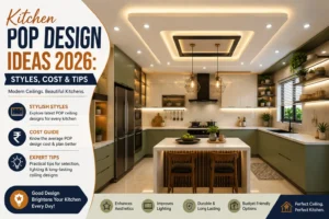 Kitchen POP Design Ideas 2026: Styles, Cost & Tips