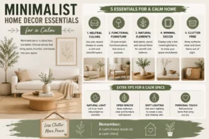 Minimalist Home Decor Essentials for a Calm