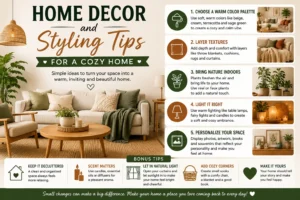 Home Decor and Styling Tips for a Cozy Home
