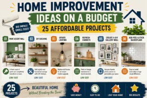 Home Improvement Ideas on a Budget: 25 Affordable Projects