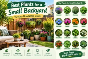 Best Plants for a Small Backyard: 25+ Easy Picks (2026 Guide)