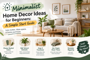 Minimalist Home Decor Ideas for Beginners: A Simple Start Guide