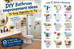 DIY Bathroom Improvement Ideas: 15 Easy Upgrades to Try