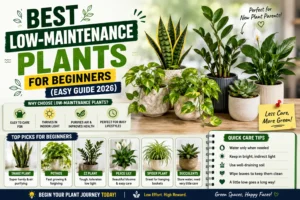 Best Low-Maintenance Plants for Beginners (Easy Guide 2026)