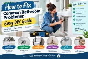 How to Fix Common Bathroom Problems: Easy DIY Guide