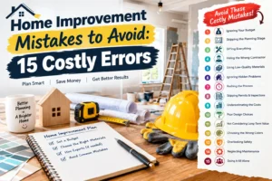 Home Improvement Mistakes to Avoid: 15 Costly Errors