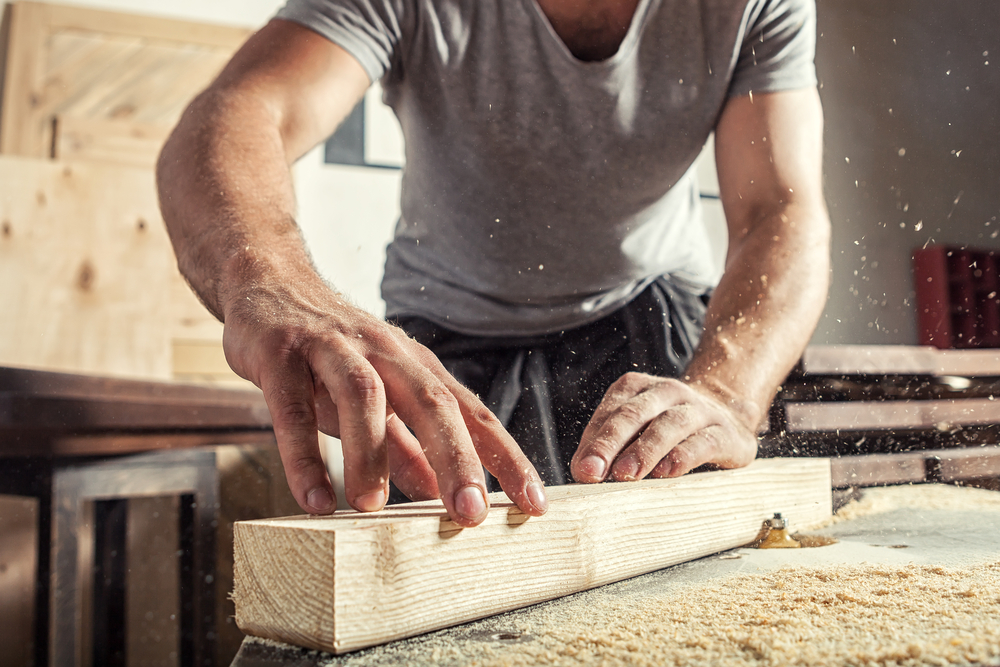 Hardwood floor installation