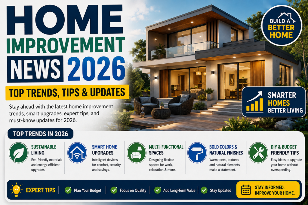 Home Improvement News 2026: Top Trends, Tips & Updates