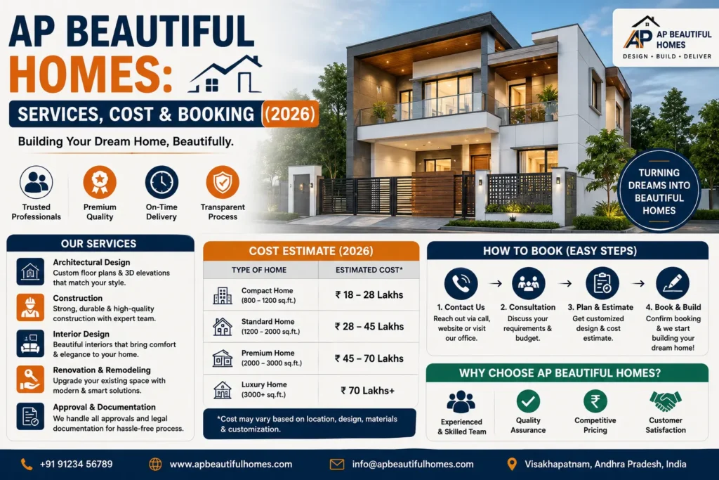 AP Beautiful Homes: Services, Cost & Booking (2026)