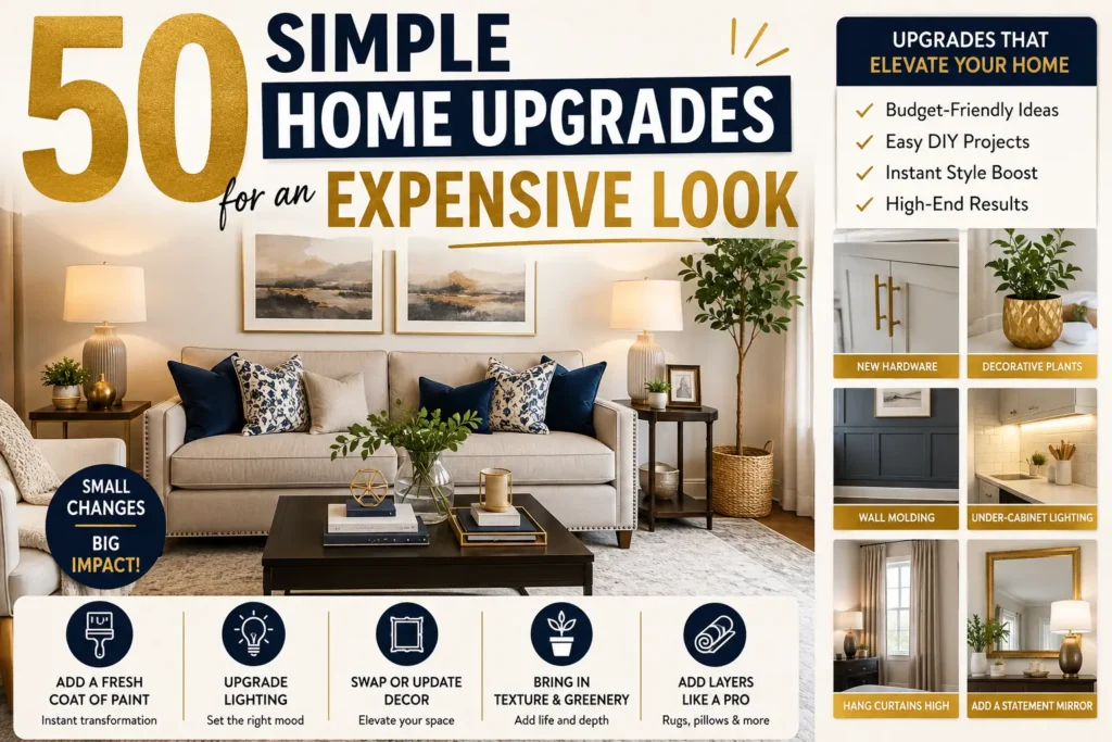 50 Simple Home Upgrades for an Expensive Look