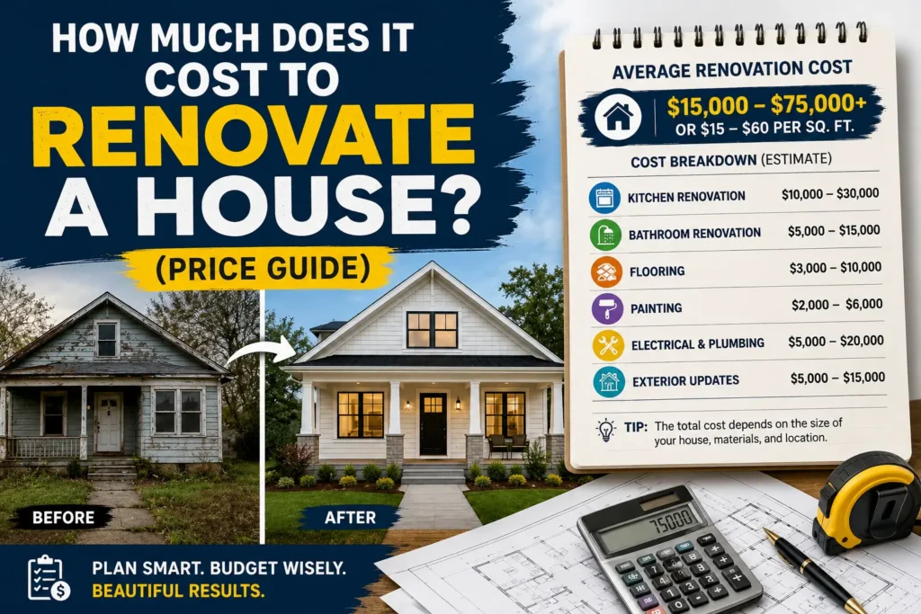 How Much Does It Cost to Renovate a House? (Price Guide)