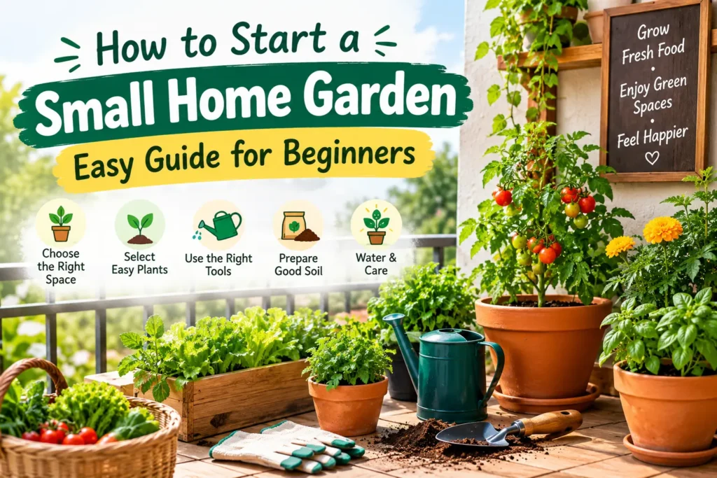 How to Start a Small Home Garden: Easy Guide for Beginners
