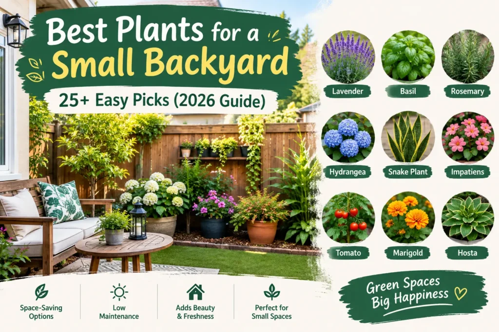 Best Plants for a Small Backyard: 25+ Easy Picks (2026 Guide)