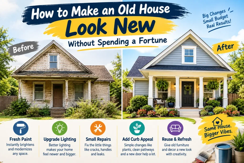 Make an Old House Look New Without Spending a Fortune