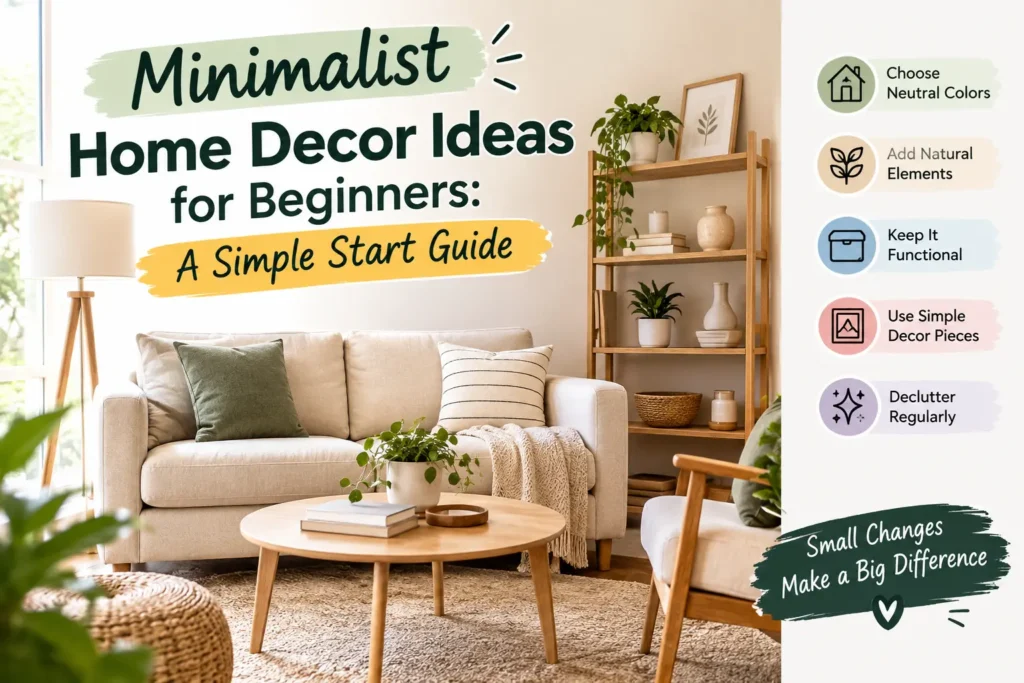 Minimalist Home Decor Ideas for Beginners: A Simple Start Guide