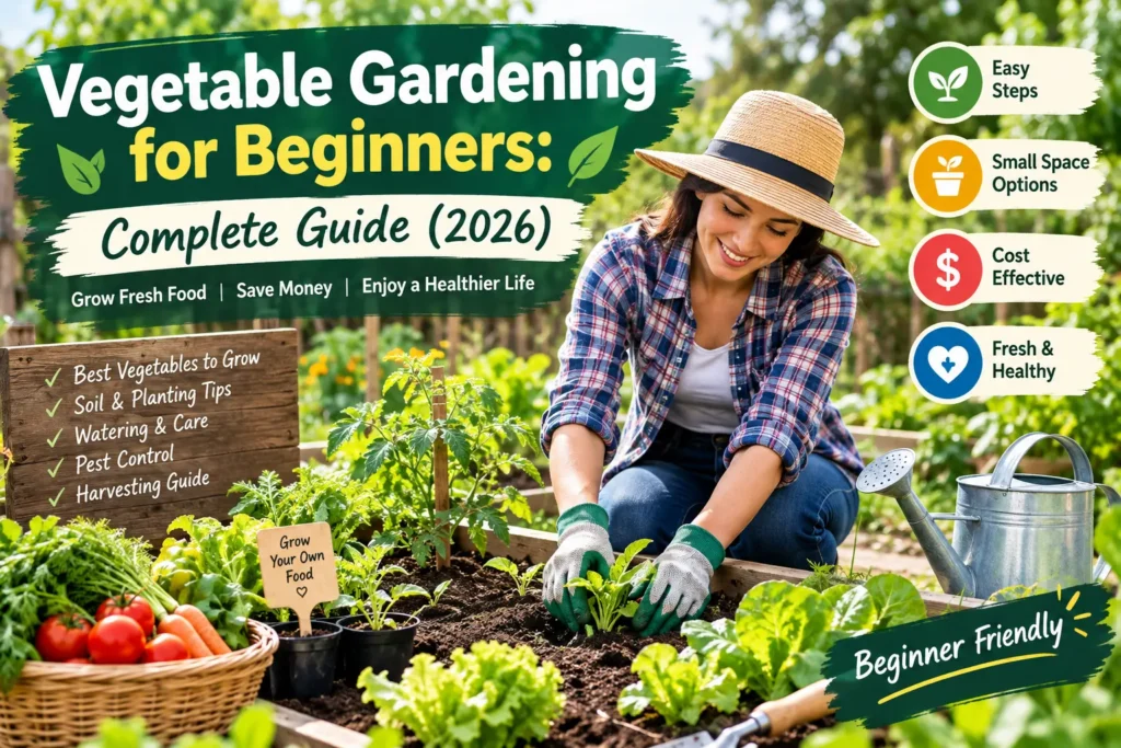 Vegetable Gardening for Beginners: Complete Guide (2026)