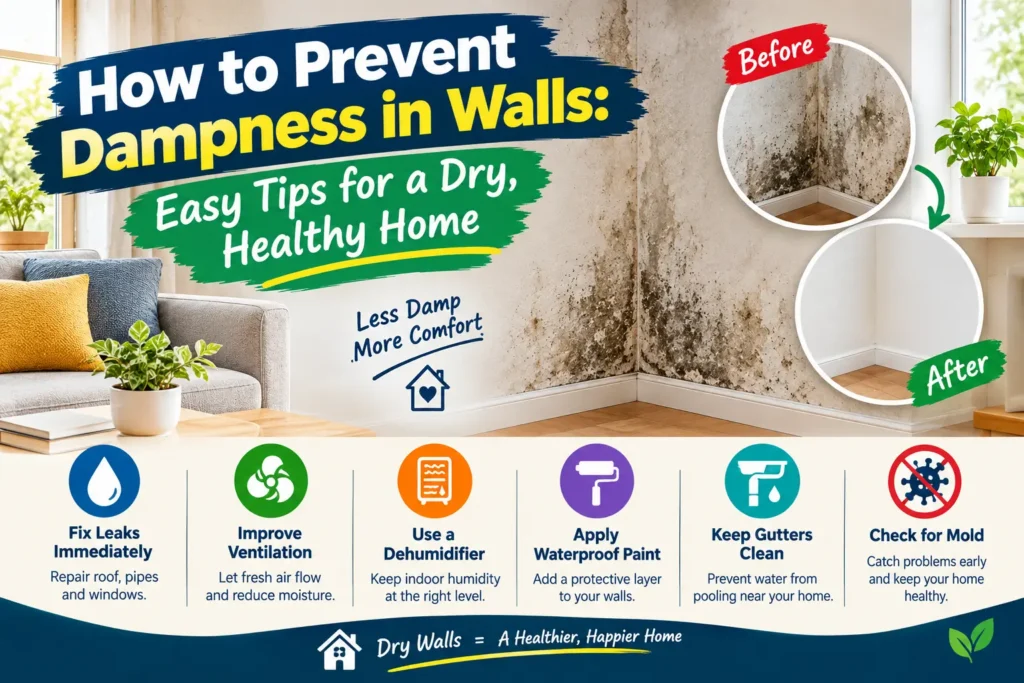How to Prevent Dampness in Walls: Easy Tips for a Dry, Healthy Home