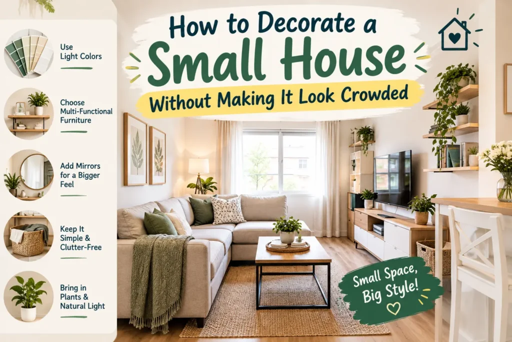 How to Decorate a Small House Without Making It Look Crowded
