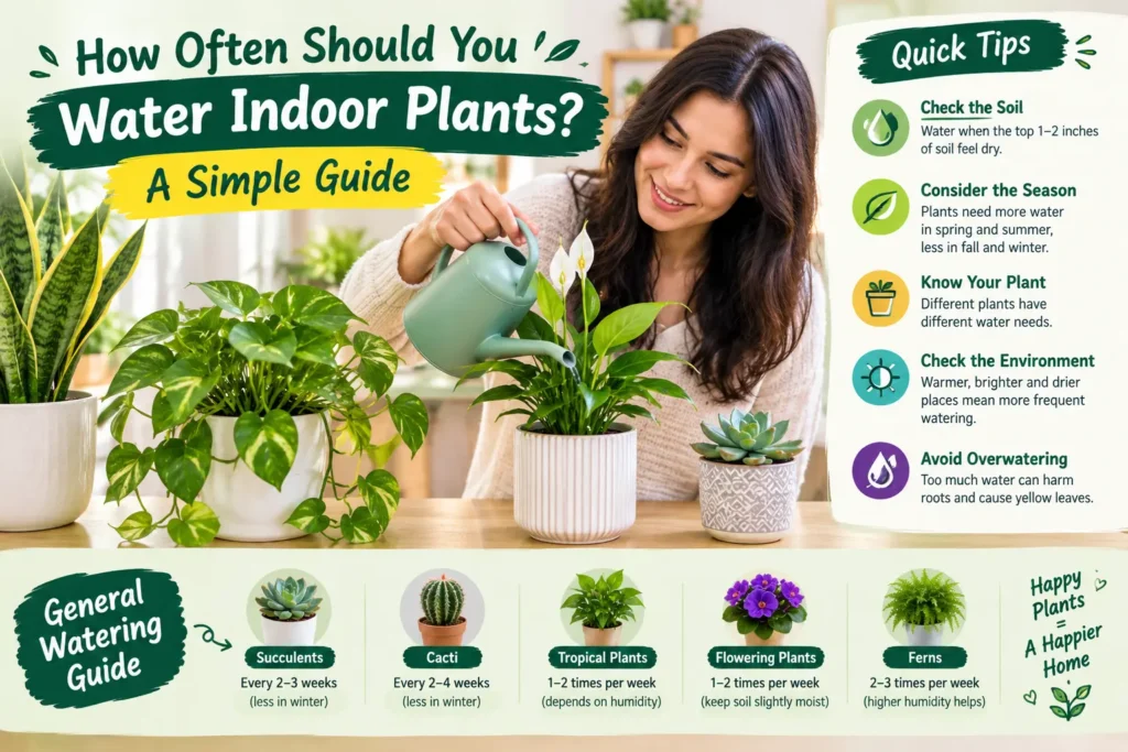 How Often Should You Water Indoor Plants? A Simple Guide