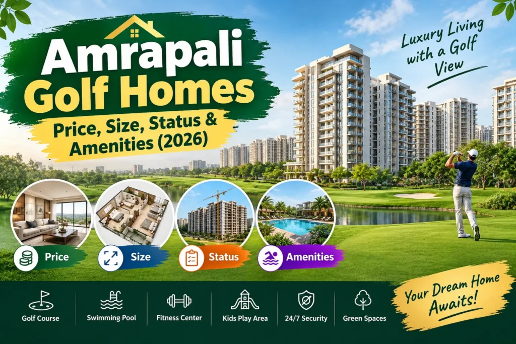 Amrapali Golf Homes: Price, Size, Status & Amenities (2026)