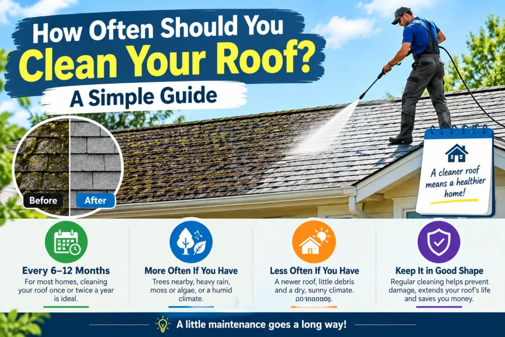 How Often Should You Clean Your Roof? A Simple Guide