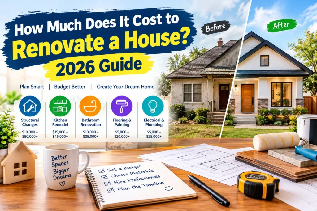 How Much Does It Cost to Renovate a House? 2026 Guide